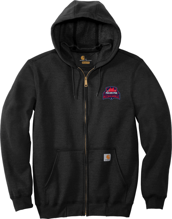 Philadelphia Resistance Carhartt Midweight Hooded Zip-Front Sweatshirt