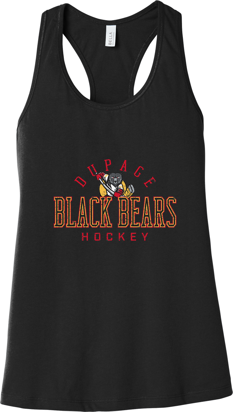 Dupage Black Bears Womens Jersey Racerback Tank