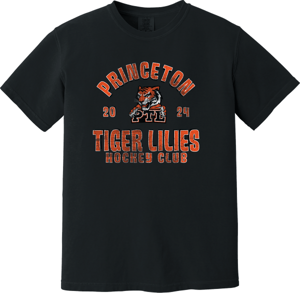 Princeton Tiger Lilies Heavyweight Ring Spun Tee