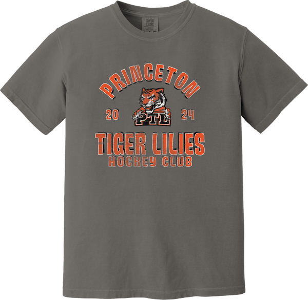 Princeton Tiger Lilies Heavyweight Ring Spun Tee