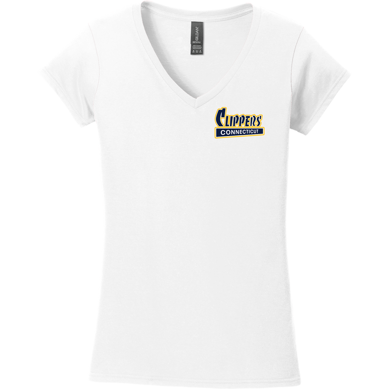 CT Clippers Softstyle Ladies Fit V-Neck T-Shirt