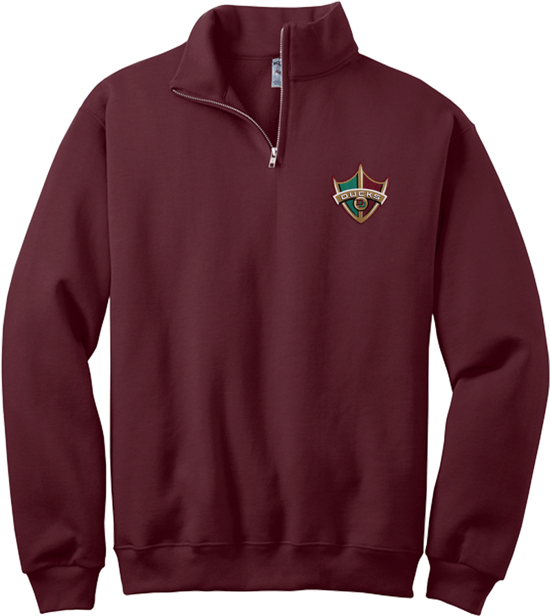 Delaware Ducks NuBlend 1/4-Zip Cadet Collar Sweatshirt