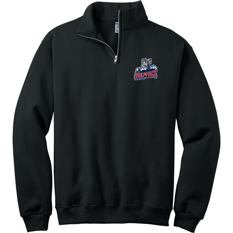 CT Wolfpack South NuBlend 1/4-Zip Cadet Collar Sweatshirt