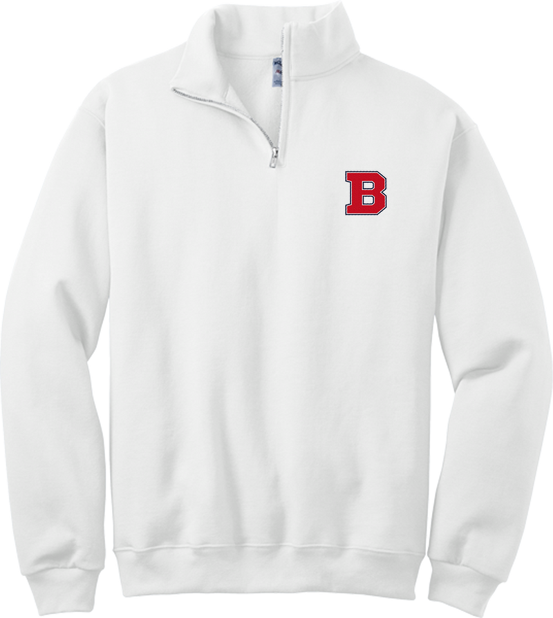 CT Bobcats NuBlend 1/4-Zip Cadet Collar Sweatshirt