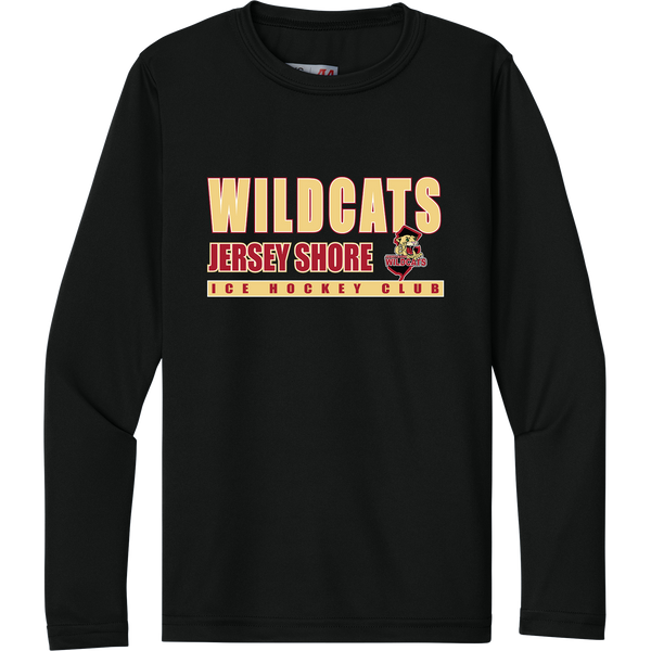 Jersey Shore Wildcats Youth Cooling Performance Long Sleeve Tee
