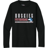 Pittsburgh Huskies Youth Cooling Performance Long Sleeve Tee