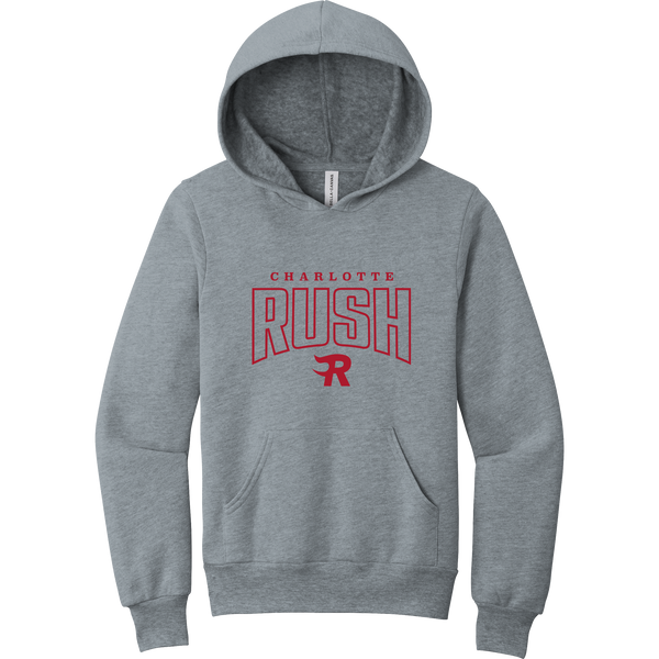 Charlotte Rush Youth Sponge Fleece Pullover Hoodie