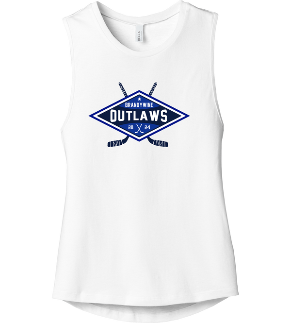 Brandywine Outlaws Womens Jersey Muscle Tank