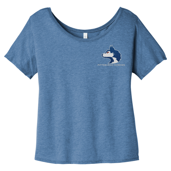 Pittsburgh Huskies Womens Slouchy Tee