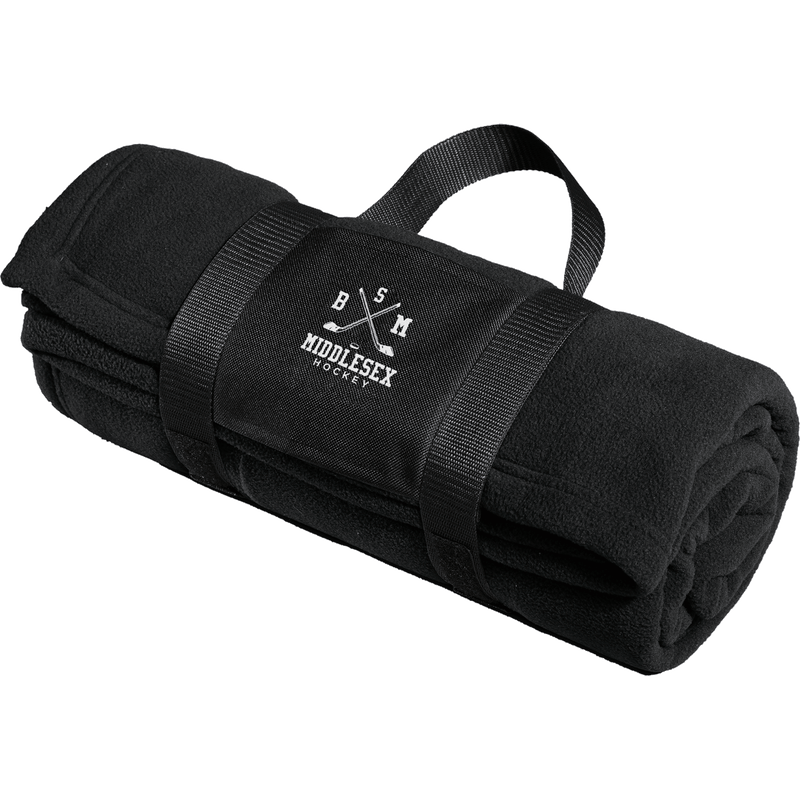 BSM Middlesex Fleece Blanket with Carrying Strap