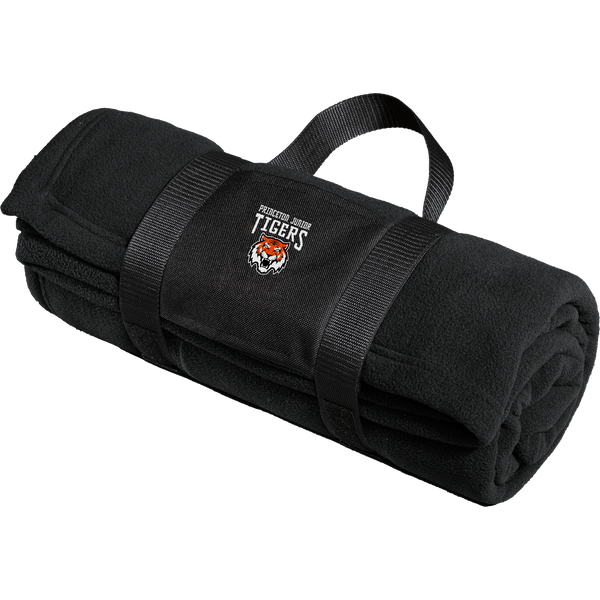 Princeton Jr. Tigers Fleece Blanket with Carrying Strap