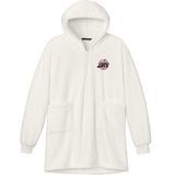 Metro Jets Plush Poncho