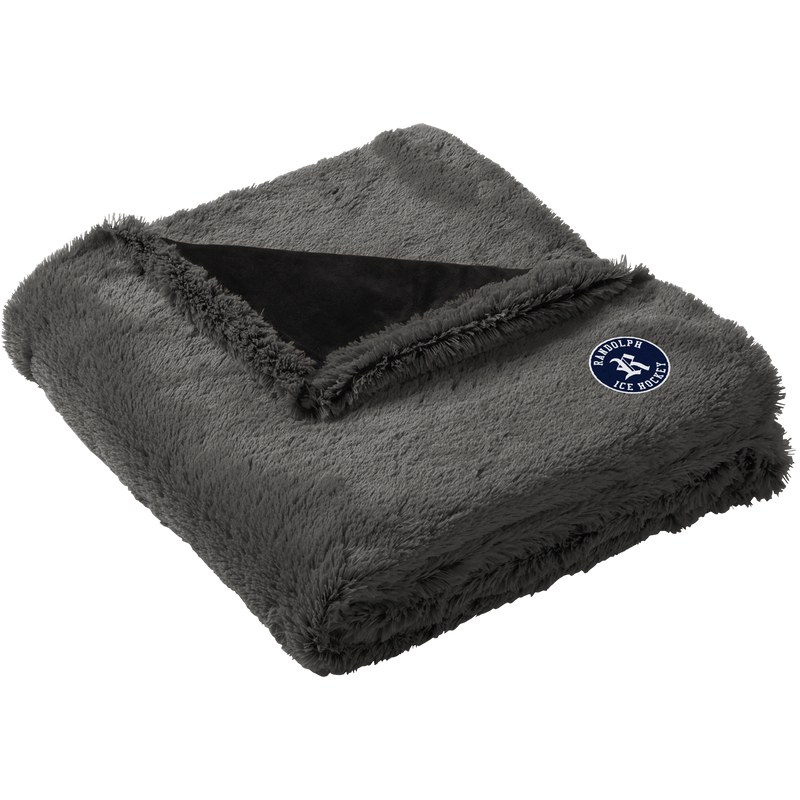 Randolph Hockey Faux Fur Blanket