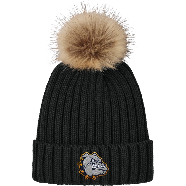 Chelsea Bulldogs Faux Fur Pom Beanie