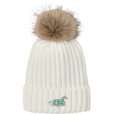 NJ Colts Faux Fur Pom Beanie