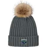 Kensington Valley Raiders Faux Fur Pom Beanie