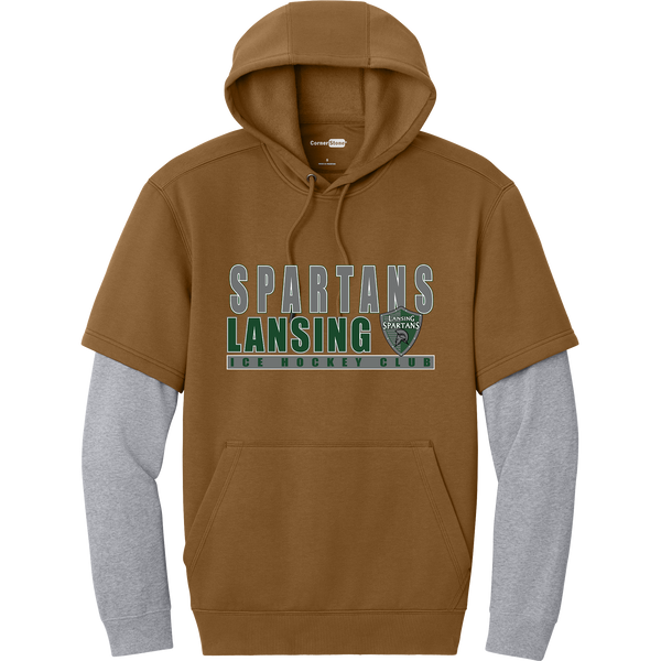Lansing Spartans Tough Fleece Layered Hoodie