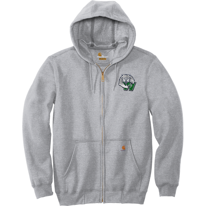Woodbridge Wolfpack Carhartt Midweight Hooded Zip-Front Sweatshirt