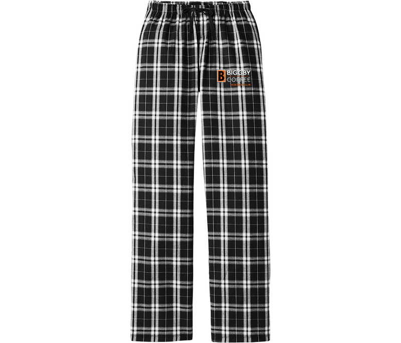 Biggby Coffee Hockey Club Women's Flannel Plaid Pant