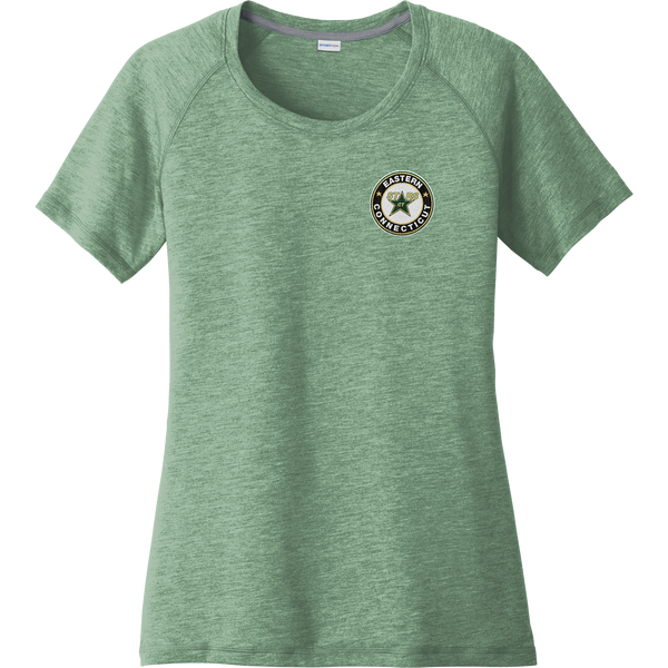 CT ECHO Stars Ladies PosiCharge Tri-Blend Wicking Scoop Neck Raglan Tee