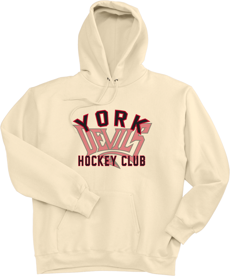 York Devils Ultimate Cotton - Pullover Hooded Sweatshirt