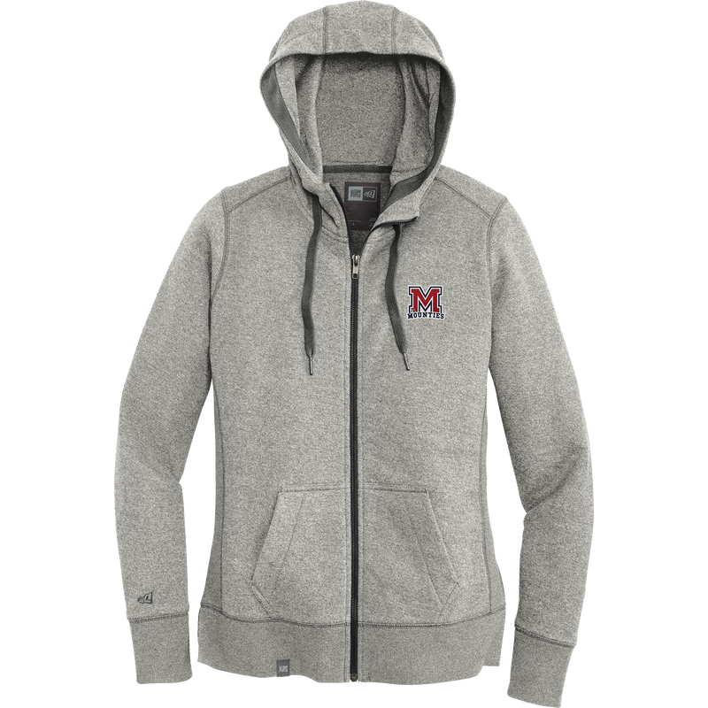 Jr. Mounties New Era Ladies French Terry Full-Zip Hoodie