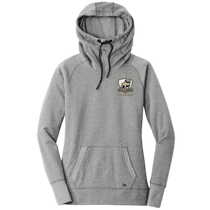 HVM Bulldogs New Era Ladies Tri-Blend Fleece Pullover Hoodie