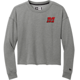 Team Maryland New Era Ladies Tri-Blend Fleece Crop Crew