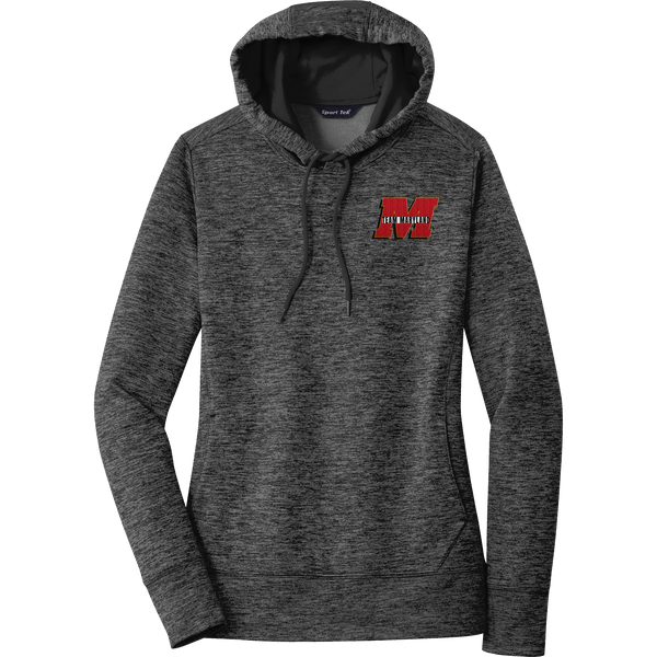 Team Maryland Ladies PosiCharge Electric Heather Fleece Hooded Pullover