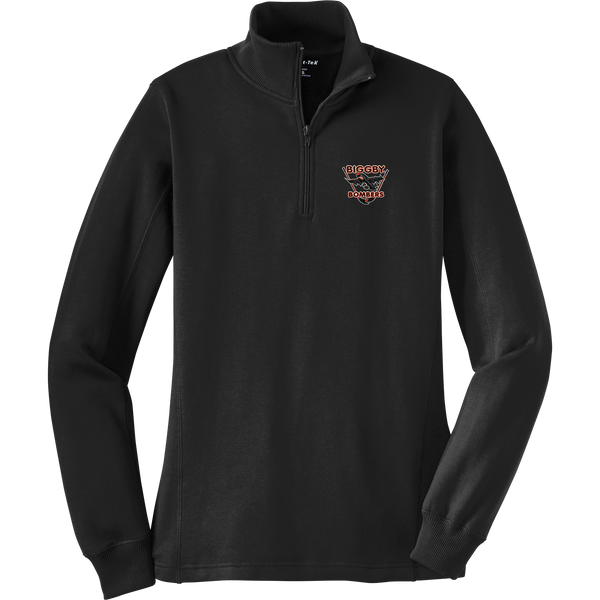 Biggby Bombers Ladies 1/4-Zip Sweatshirt