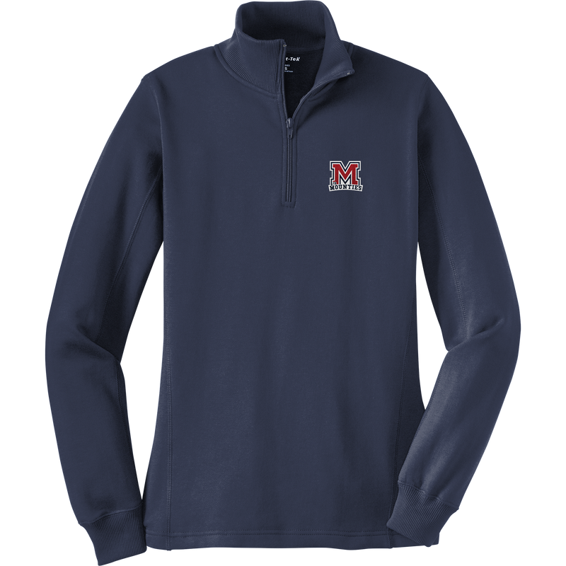 Jr. Mounties Ladies 1/4-Zip Sweatshirt