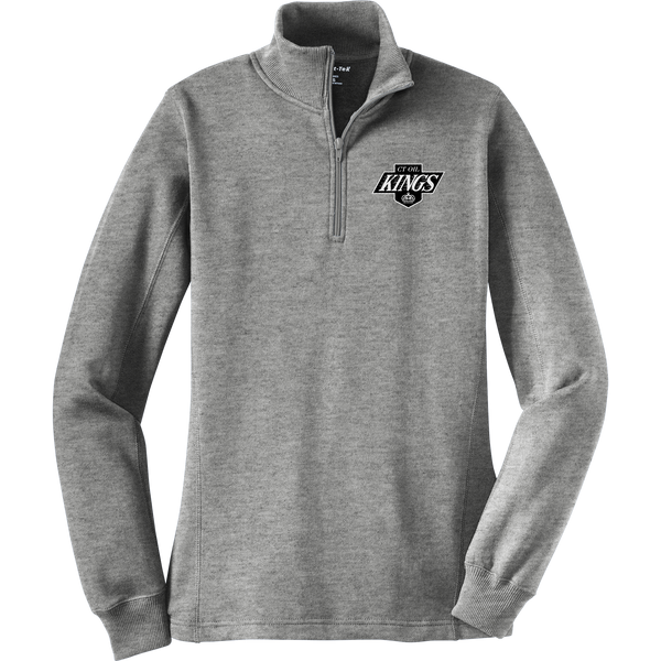 CT Oil Kings Ladies 1/4-Zip Sweatshirt
