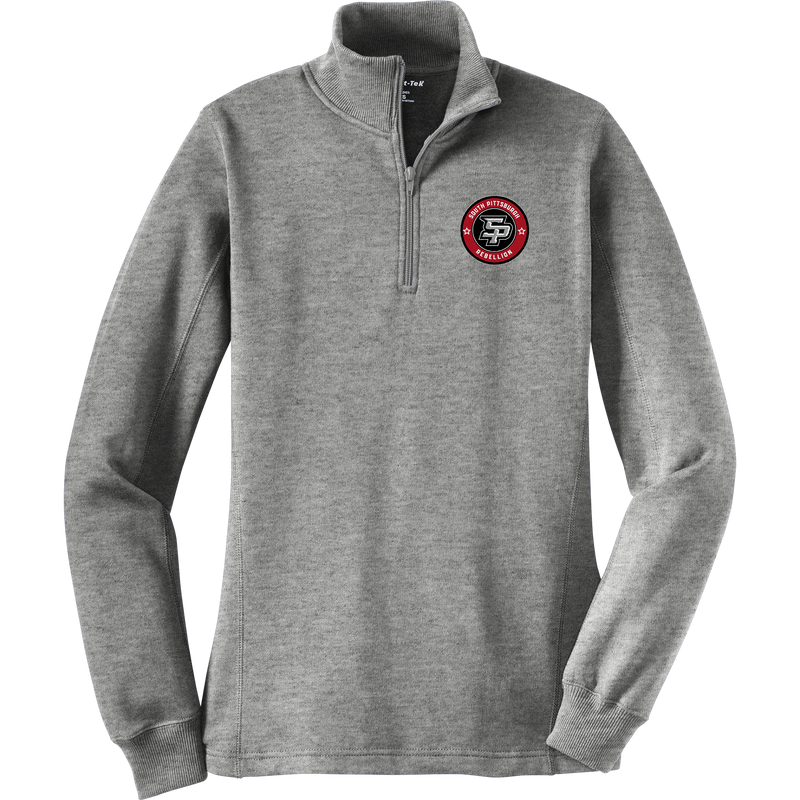 South Pittsburgh Rebellion Ladies 1/4-Zip Sweatshirt