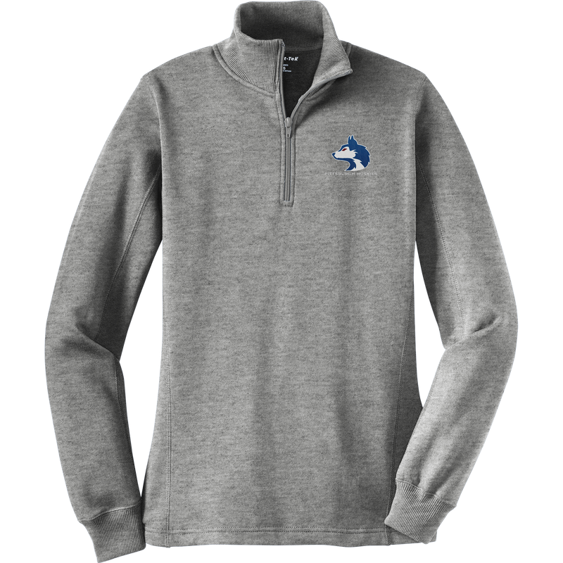 Pittsburgh Huskies Ladies 1/4-Zip Sweatshirt