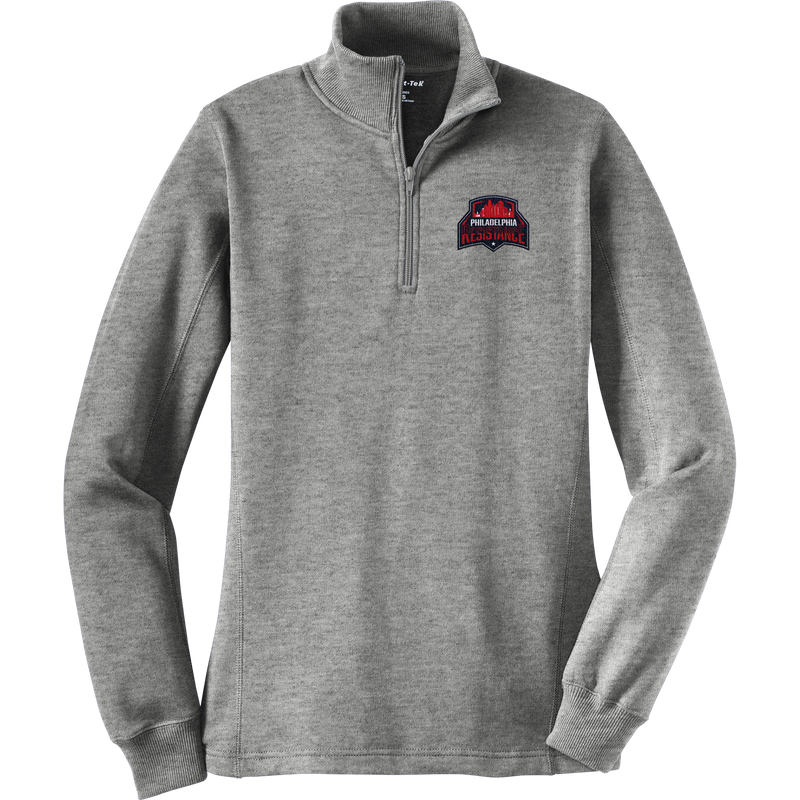 Philadelphia Resistance Ladies 1/4-Zip Sweatshirt