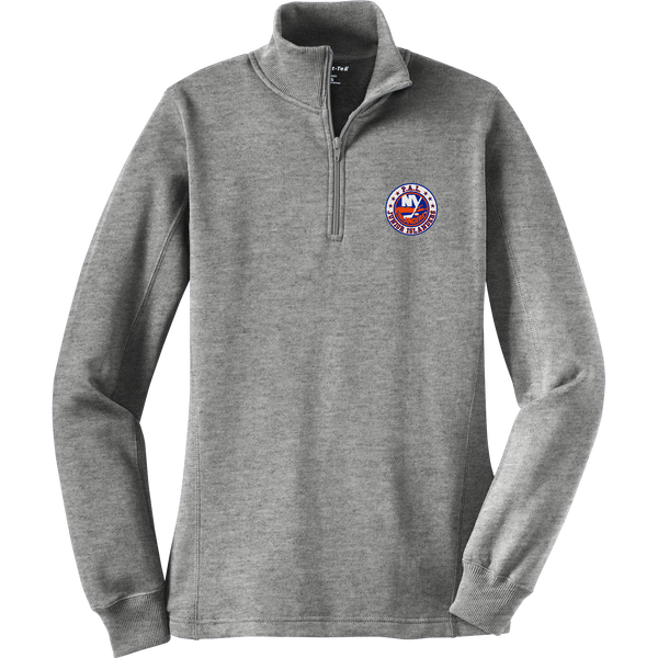 PAL Jr. Islanders Ladies 1/4-Zip Sweatshirt