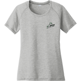 Junior Blades Ladies PosiCharge Tri-Blend Wicking Scoop Neck Raglan Tee