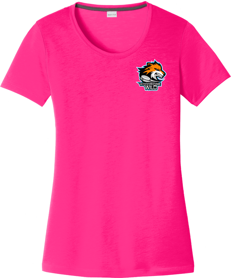 Woodridge Wild Ladies PosiCharge Competitor Cotton Touch Scoop Neck Tee