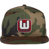 CT Whalers Tier 1 New Era Flat Bill Snapback Cap