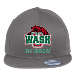 Wash U New Era Flat Bill Snapback Cap