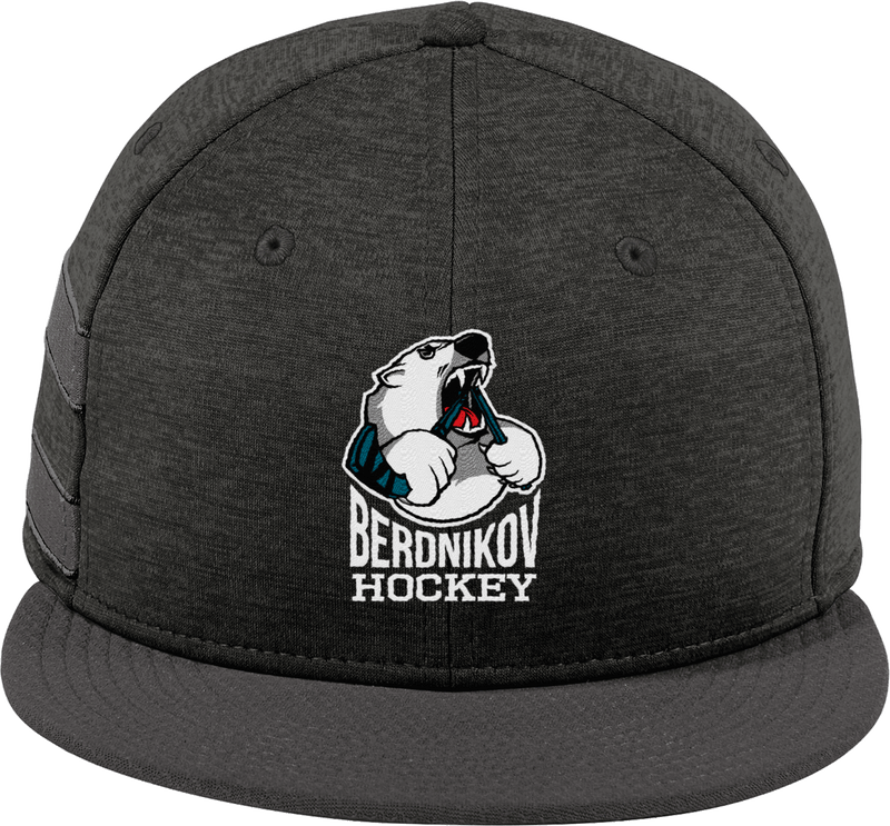 Berdnikov Bears New Era Shadow Heather Striped Flat Bill Snapback Cap