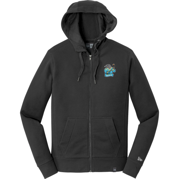 Atlantic City Seals New Era French Terry Full-Zip Hoodie
