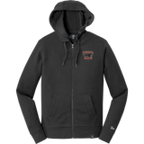 Biggby Bombers New Era French Terry Full-Zip Hoodie