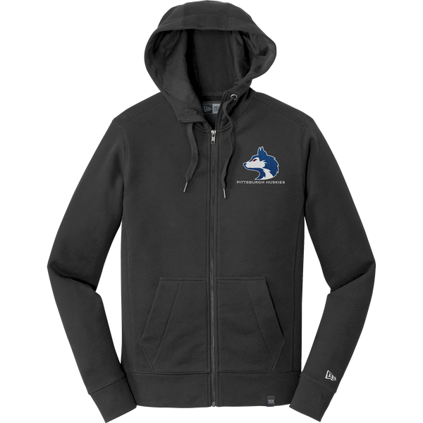 Pittsburgh Huskies New Era French Terry Full-Zip Hoodie