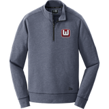 CT Whalers Tier 1 New Era Tri-Blend Fleece 1/4-Zip Pullover