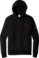 South Pittsburgh Rebellion Nike Club Fleece Sleeve Swoosh Full-Zip Hoodie