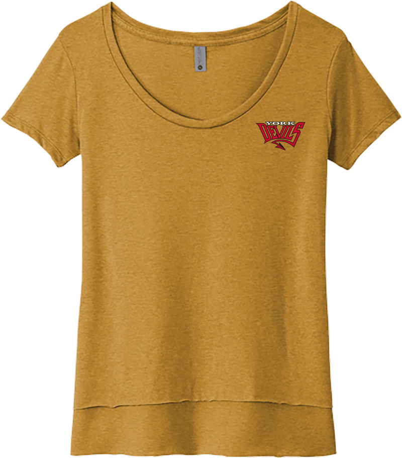 York Devils Womens Festival Scoop Neck Tee