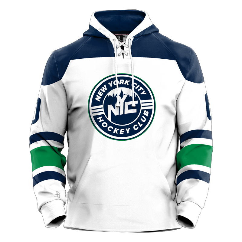 NYC Hockey Club Youth Sublimated Retro Hoodie