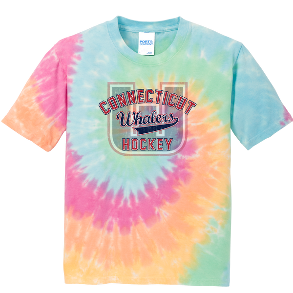 CT Whalers Tier 1 Youth Tie-Dye Tee