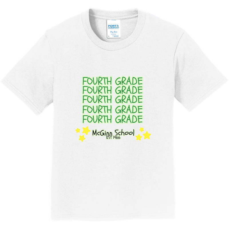 McGinn Elementary Youth '4th Grade' Fan Favorite Tee